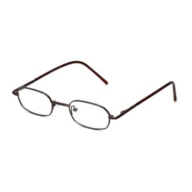 Calabria Flex Plus KIDS 98 Oval Blue Light Blocking Reading Glasses +0.25 Brown Girls