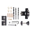 Doweling Jig Drill Kit Aluminum Alloy Drilling Depth Adjustable Dowel
