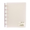 Mini 6 Hole CRF-6H System Binder (System Organizer Binder) [Clear]