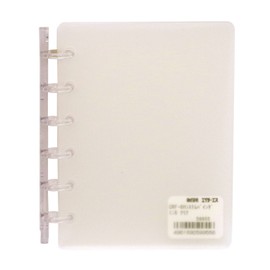 Mini 6 Hole CRF-6H System Binder (System Organizer Binder) [Clear] HS59955 Clear