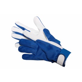 Jah 978 Leather Gloves 10 Pairs Thin Velcro Fastening Natural Size 7