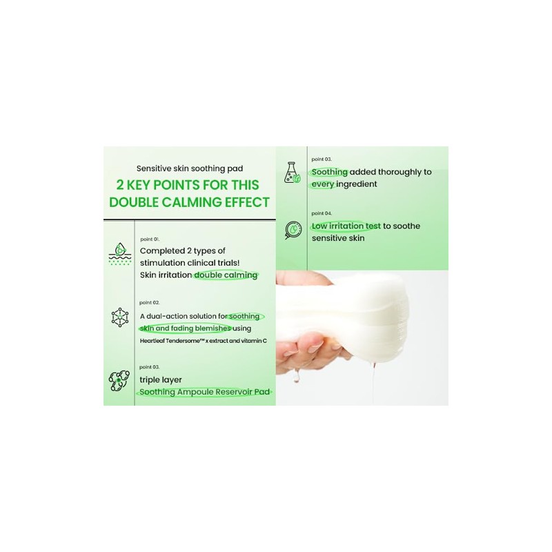 ILSO [ILSO]Heartleaf Tendersome Double Calming Pad