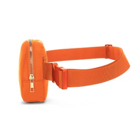 Waterproof Fanny Packs for Women Mini Belt Bag for Kids Fanny Packs for Women Mini Belt Bag Fanny Packs for Women Waterproof Waterproof Crossbody Pack Fashion Belt Bag with Adjustable Strap, Orange,