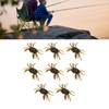 8Pcs Artificial Crab Bait 13cm 33.5g Simulation Crab Soft Lure