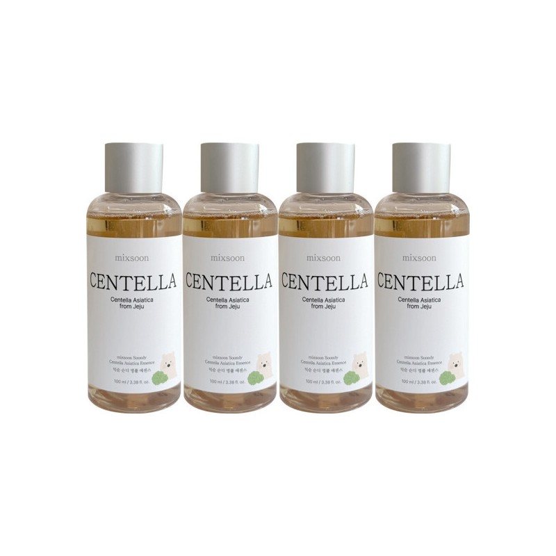 Mixsoon Sundi Centella Asiatica Essence Limited Edition 100ml (4 Pieces)