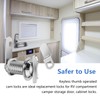 Thumb Operated Offset Cam Lock, 1-1/8” Cylinder Fits on 7/8”