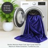 Waterproof Blanket King Size (Indigo, 82x82") Absorbent, Leakproof Fleece Protector