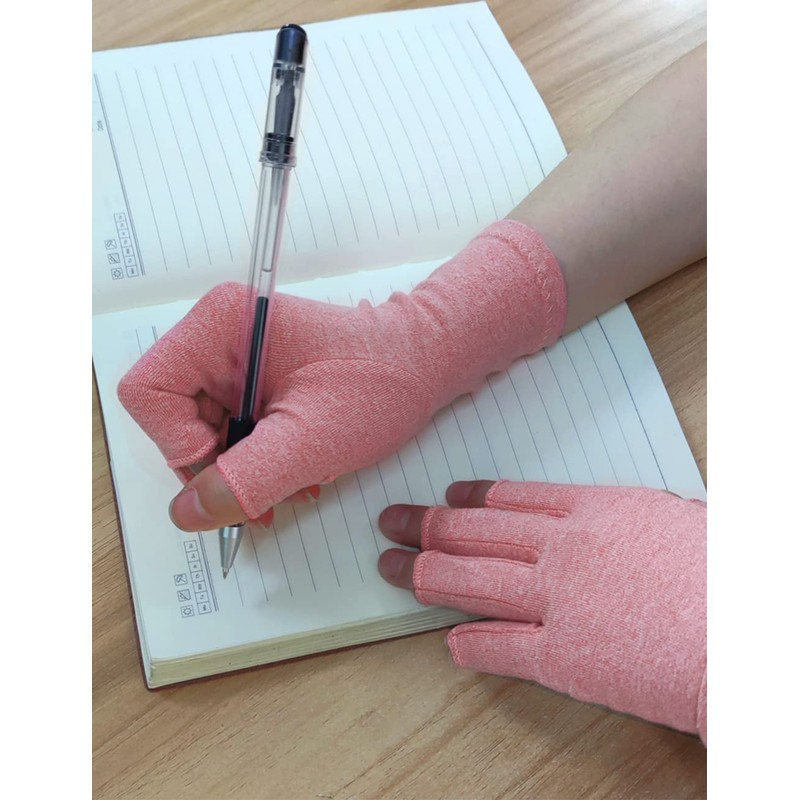 [DONFRI] 指 サポーター 関節 指のサポーター 五本指 手のひら サポーター 薄い手袋 指なしグローブ