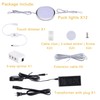 Puck Lights Under Cabinet Lighting,12V LED Dimmable Kitchen Counter Lights