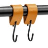 Brute Strength - Leather S Hooks for Hanging - Ochre