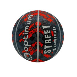 Optimum Street Basketball Black/Orange Size 7