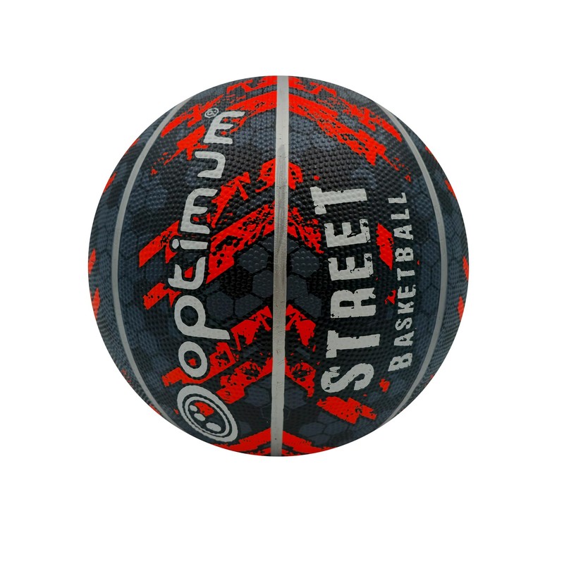 Optimum Street Basketball Black/Orange Size 7