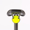 Fahrer Berlin Unisex Youth Spot Saddle Reflector Yellow Bicycle Reflector,