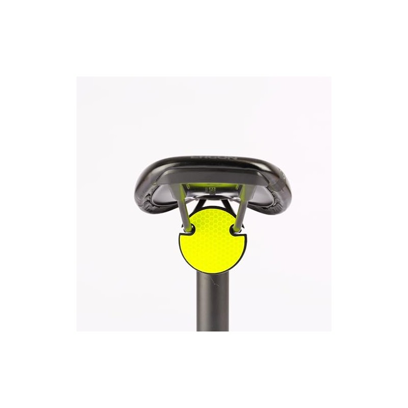 Fahrer Berlin Unisex Youth Spot Saddle Reflector Yellow Bicycle Reflector,