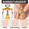 Pediküre Set 9-teilig, Professionelles Fußpflege Set Für Eingewachsene Zehennägel, Nagelspange