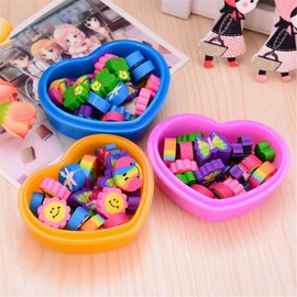 Mini Eraser Set for Children, Eraser for Party Favours as Birthday Gift and Creative Toy Party Colourful Funny Eraser