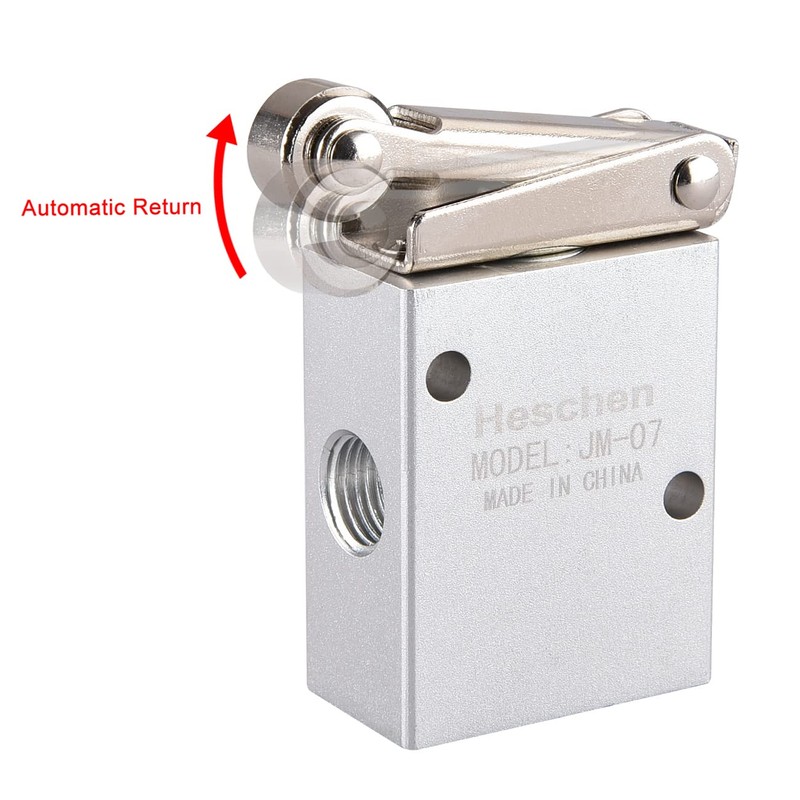Heschen Pneumatic Roller Lever Mechanical Valve JM-07 3 way 2