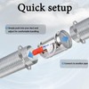 TA-VIGOR HVAC Duct 5 Inch Stainless Steel Backdraft Damper -