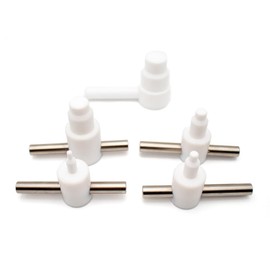 5PCS PFA Tube Flaring Kit, Belling Expander PTFE Pipe Reamer Expanding Hole Opener Polytef Thermal Expander (A)