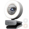 GUSGU G910 2K Quad HD Webcam for PC, with Microphone