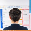 WallJOY Clear Dry Erase Daily Planner - 21x16 in Whiteboard