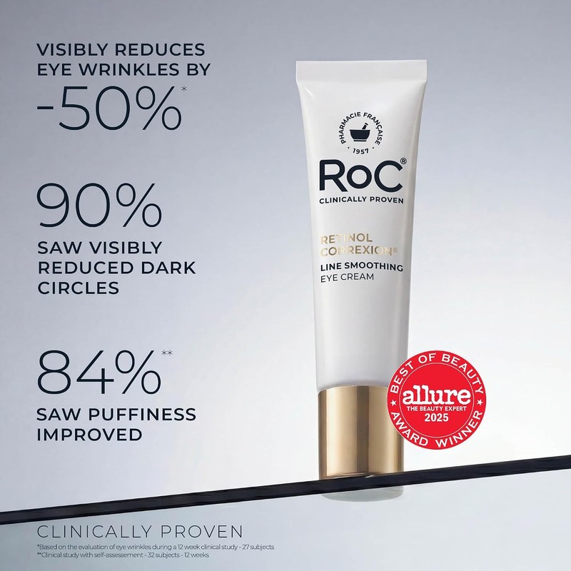 RoC Retinol Correxion Anti-Aging Eye Cream Treatment, 0.5 Fl Oz