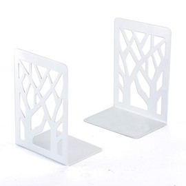 Bookends, Bookends, Heavy Duty, INNÔPLUS Bookend Holder for Shelves, Metal Bookend for Office and School, Decorative Tree, Unique Design, Book Stopper for Gift, Bookbinder