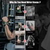 Double Layer Leather Weight Lifting Straps, Premium Gym Straps for