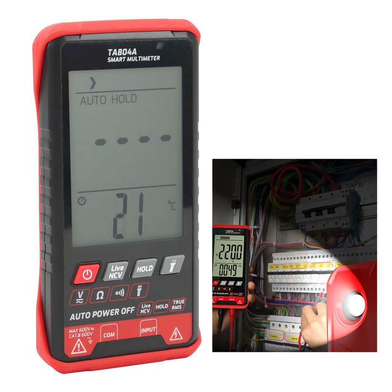 TA804A Ultra‑Thin Multimeter Digital Automatic Intelligent Anti‑Burning Multi‑Function Electrician Maintenance