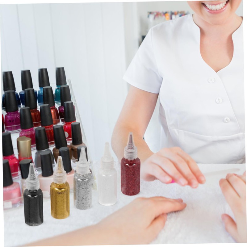 Healeved 5pcs Glitter for Nail Art Dazzling Nail Decoration Unique