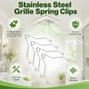 4 Pk Grille Spring Clips for Broan-NuTone FG701S Bathroom Exhaust