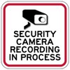 STOPSignsAndMore - Security Camera Recording in Process Sign - 12x12