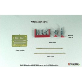 DEF MODEL DM35129 1/35 US Army AS1729 Antenna Base Set (Compatible with each model manufacturer), Plastic Model Parts