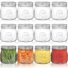 Tebery 12 Pack Wide Mouth Home Glass Mason Jars with
