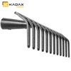KADAX Garden Rake without Handle, Steel Garden Rake, Lawn Rake