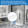 M6089 Shower Door Bottom Guide, Plastic Glass Shower Door Track