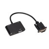 ciciglow VGA to VGA HDMI Adapter, 2 in 1 Splitter