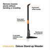Fiskars Stand-Up Weed Puller Tool, 4 Serrated Stainless Steel Claws