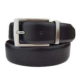 Axesoria Men's Vegan Reversible Belt Black/Brown (32/34, Black/Brown)