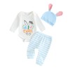 CocMouse Infant Baby Easter Jumpsuit Set Long Sleeve Romper Bodysuit