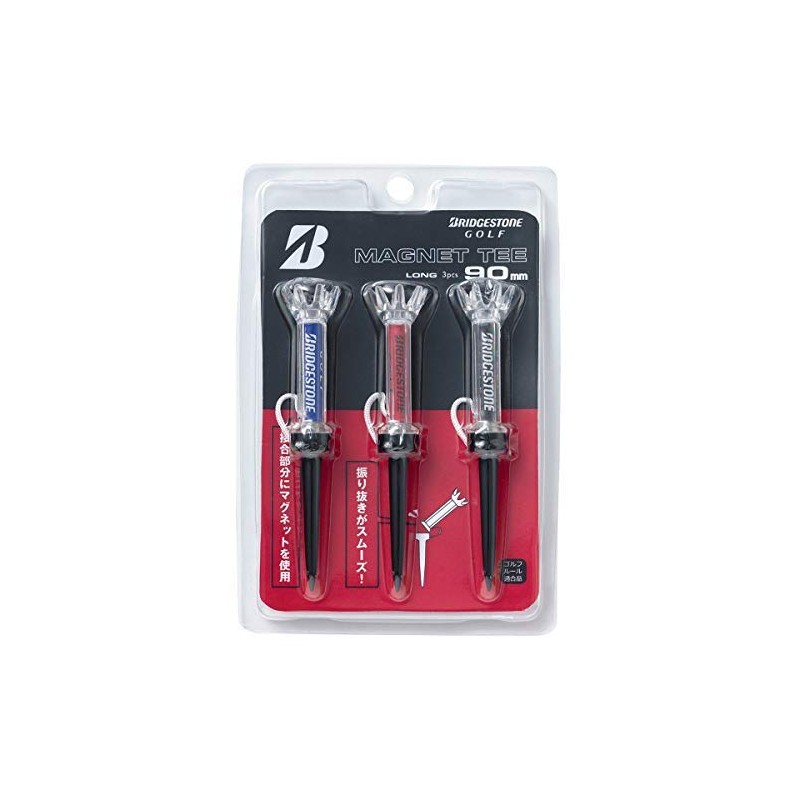 Bridgestone Golf Tee, Magnetic Tee, 3.1 inches (80 mm), Golf