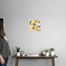 Fresh Lemons I Wall Decal, Lemons and Limes Artwork