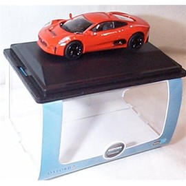Oxford jaguar C-X75 prototype orange car 1:76 railway scale diecast model
