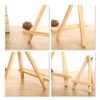 Toyvian Small Tabletop Wood Display Artist A-Frame Easel, Photo Frame