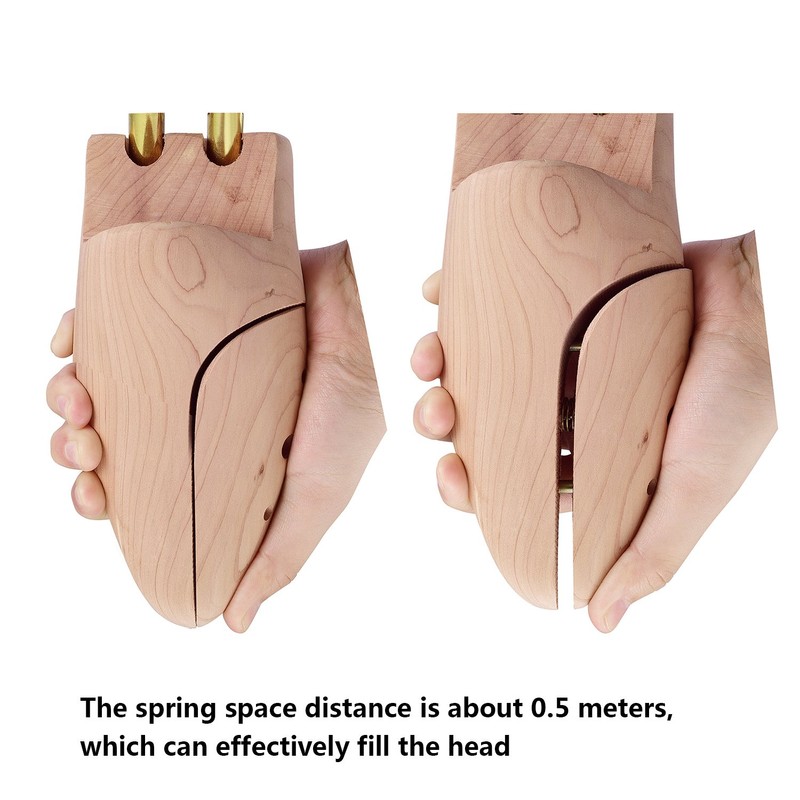logei Cedar Wood Shoe Tree, Size 41-42, Natural Material, Unisex