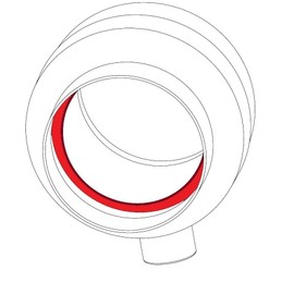 Condensation Collector Condensation Separator Diameter 100 mm White