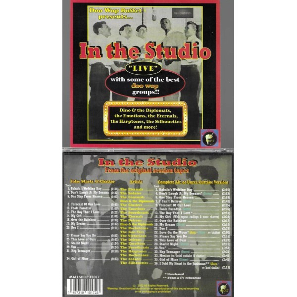 IN THE STUDIO-DOO WOP FROM ORIGINAL SESSION TAPES-ETERNALS