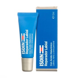 ISDIN reparador labial fluido con acido hialuronico. protege y repara los labios, la nariz y la zona perioral, textura fluida y ligera, 10ml