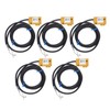 5PCS Inductive Proximity Switch 2 Lines Normally Open IP65 ABS