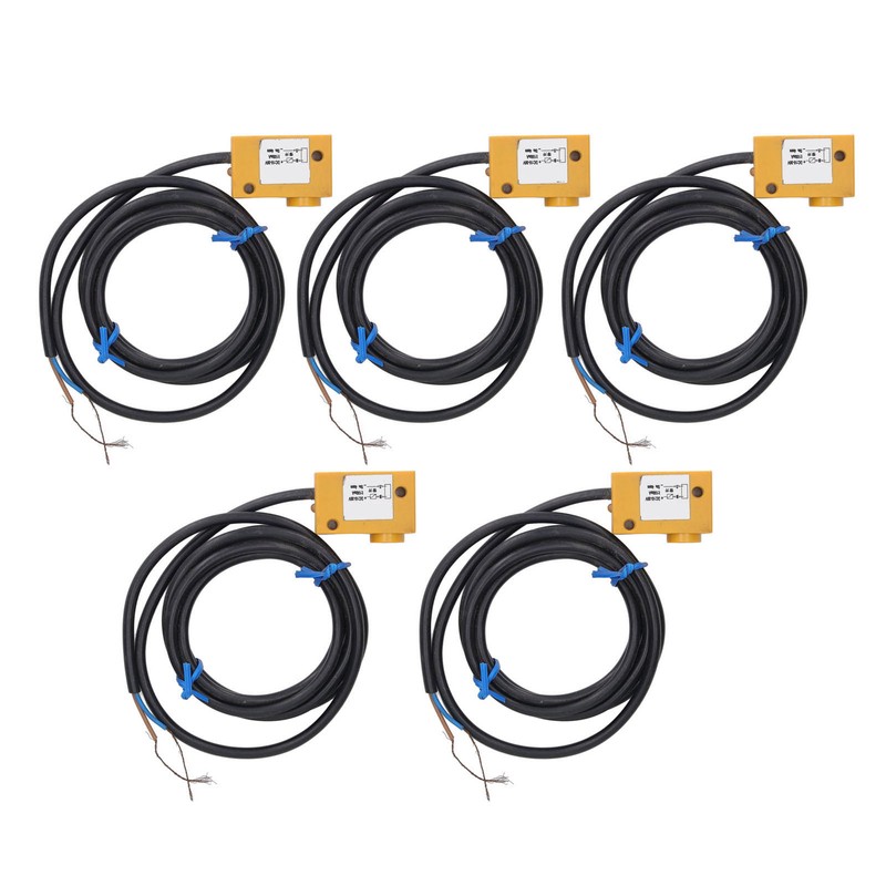 5PCS Inductive Proximity Switch 2 Lines Normally Open IP65 ABS